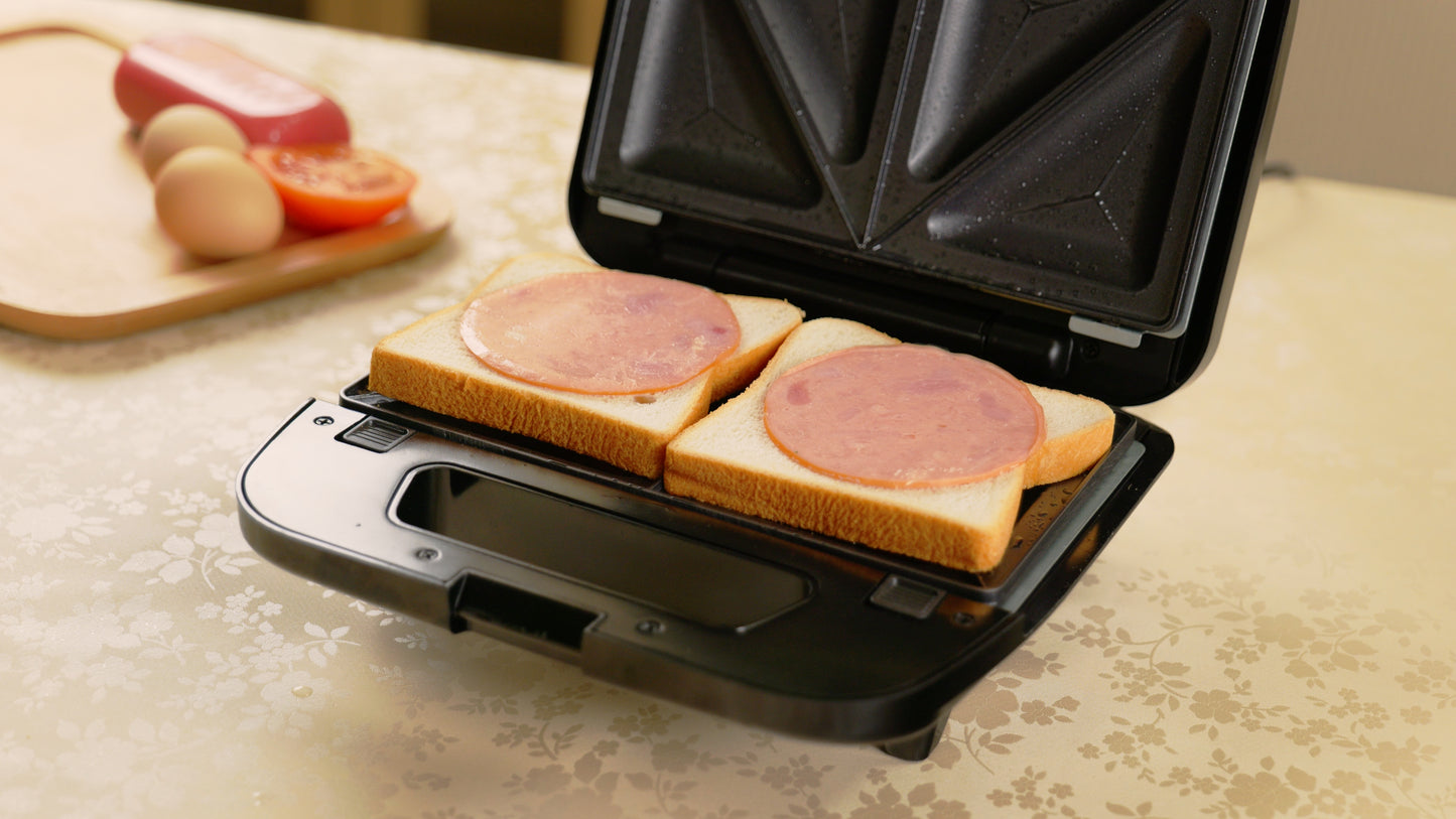 Sandwichera Premium 3 en 1 con 3 placas desmontables
