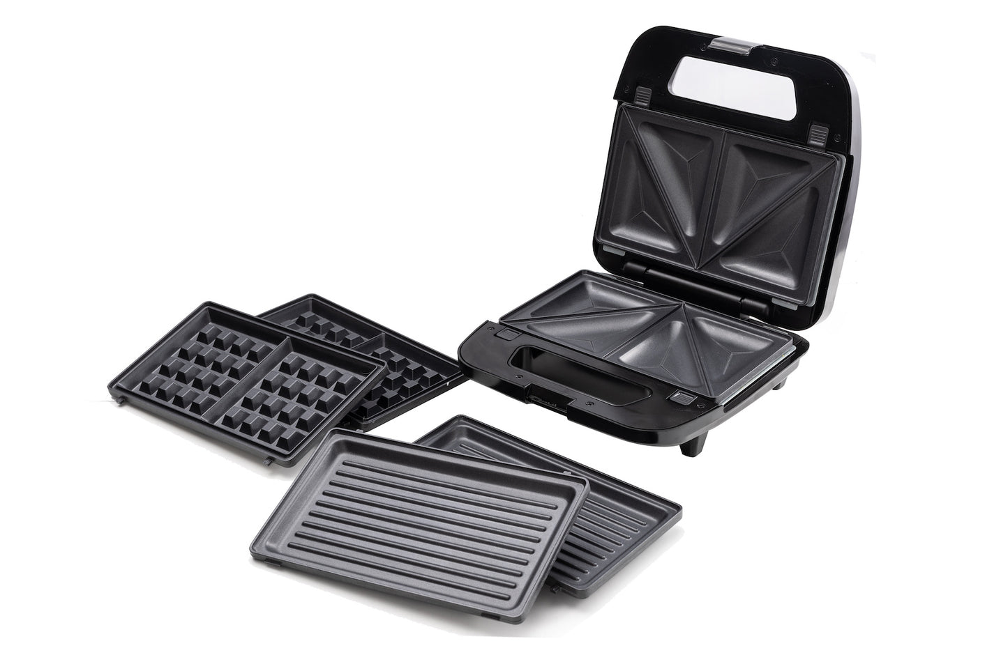 Sandwichera Premium 3 en 1 con 3 placas desmontables